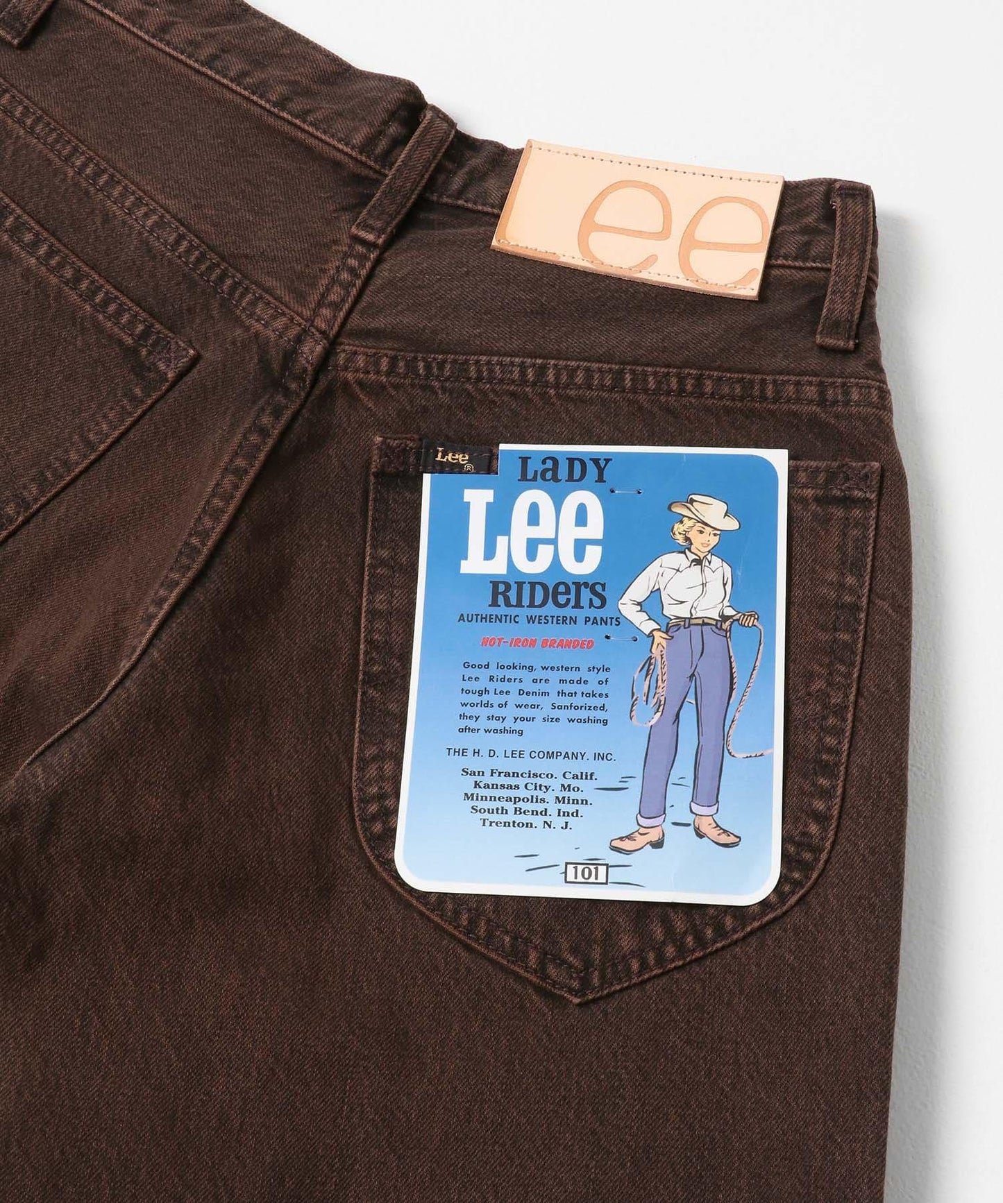 『聯名』Lee101×SENSE OF PLACE 寬鬆長褲