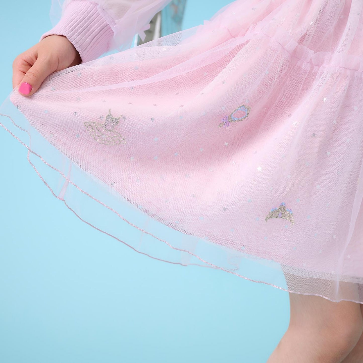 芭蕾刺繡網紗裙