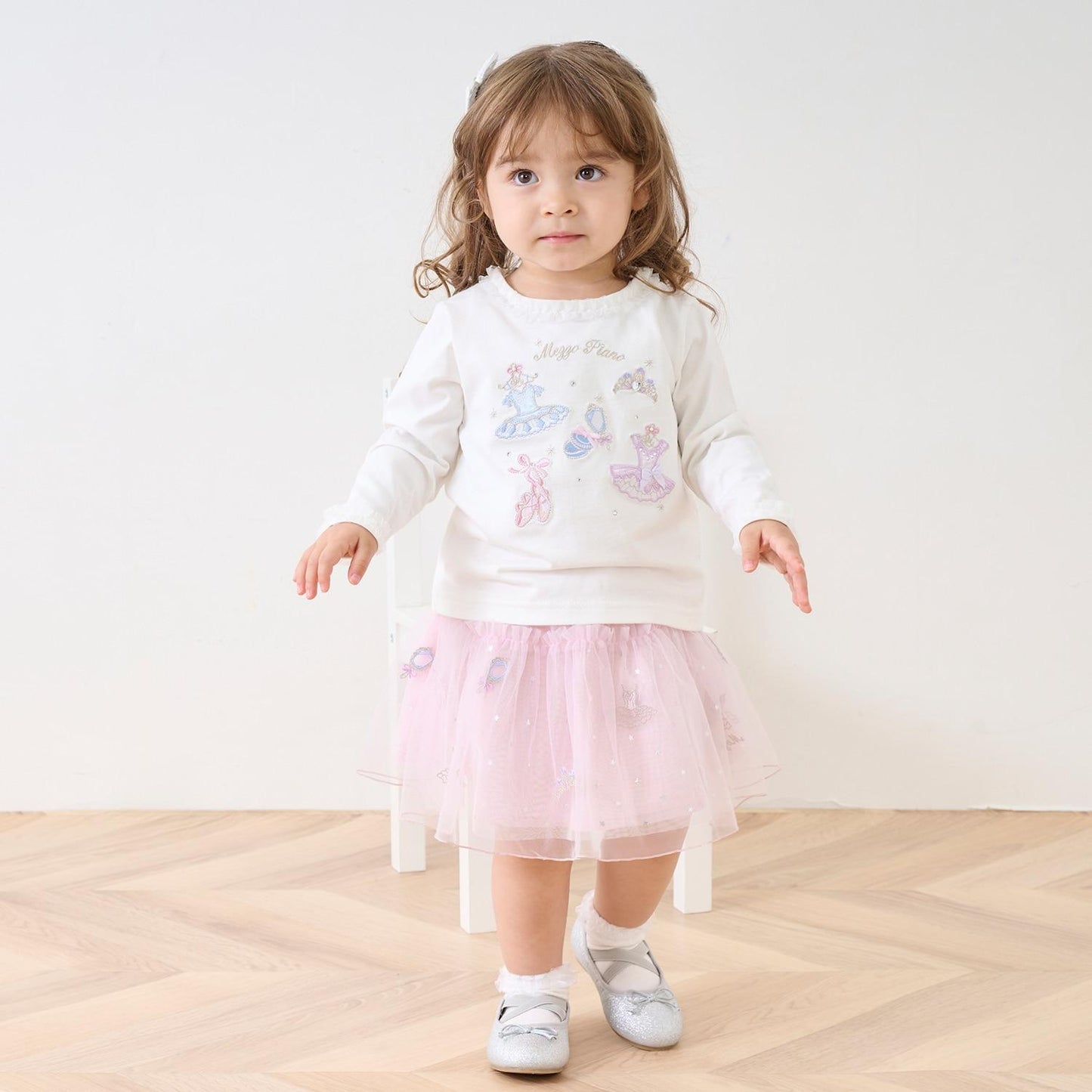 芭蕾刺繡網紗裙