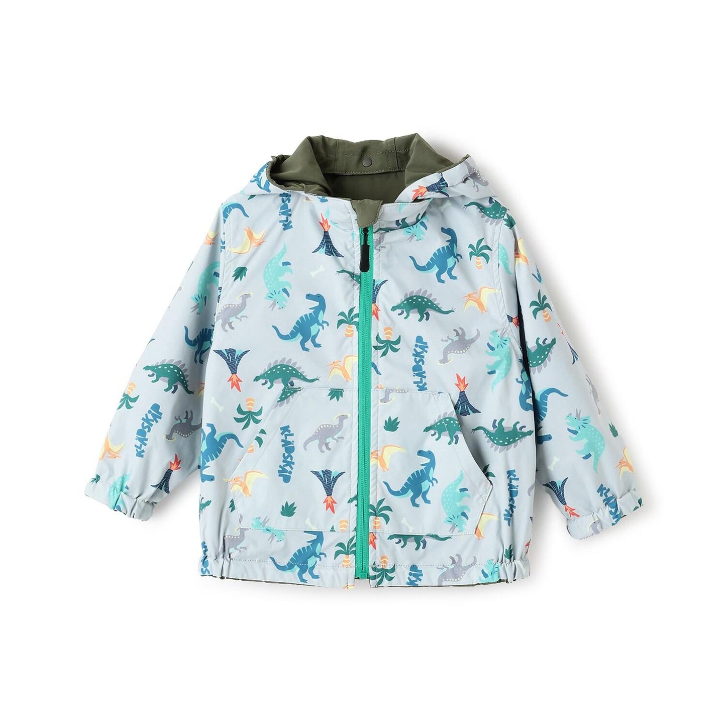 恐龍雙面穿防風夾克