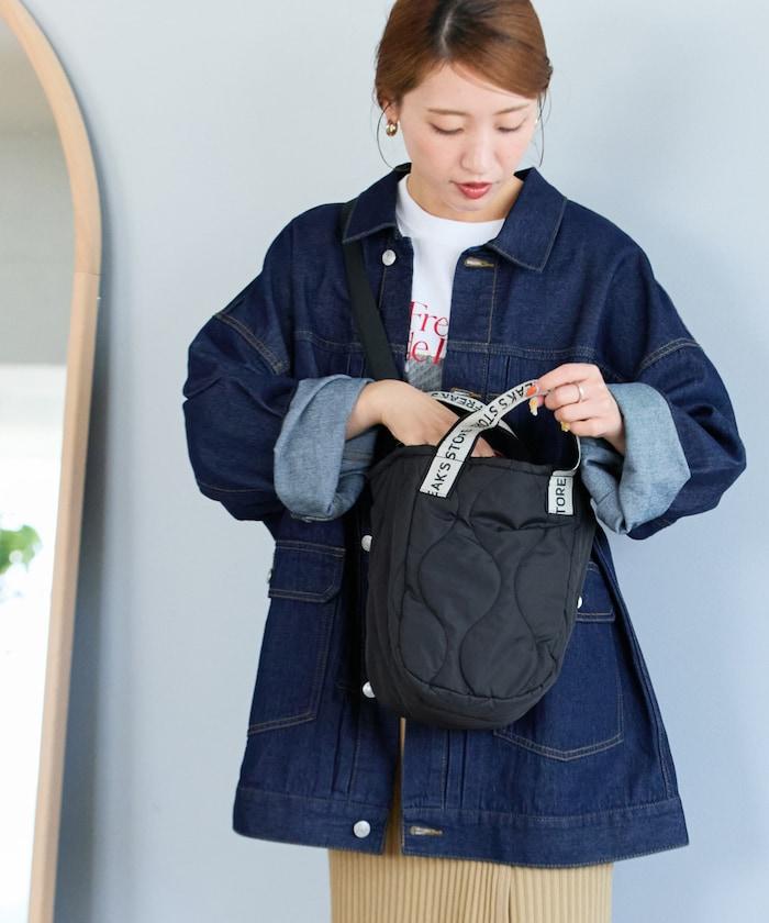 FREAK'S STORE 拼接絎縫兩用單肩包