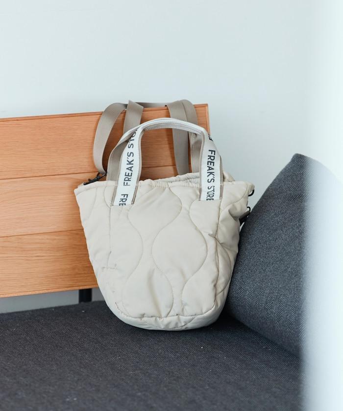 FREAK'S STORE 拼接絎縫兩用單肩包