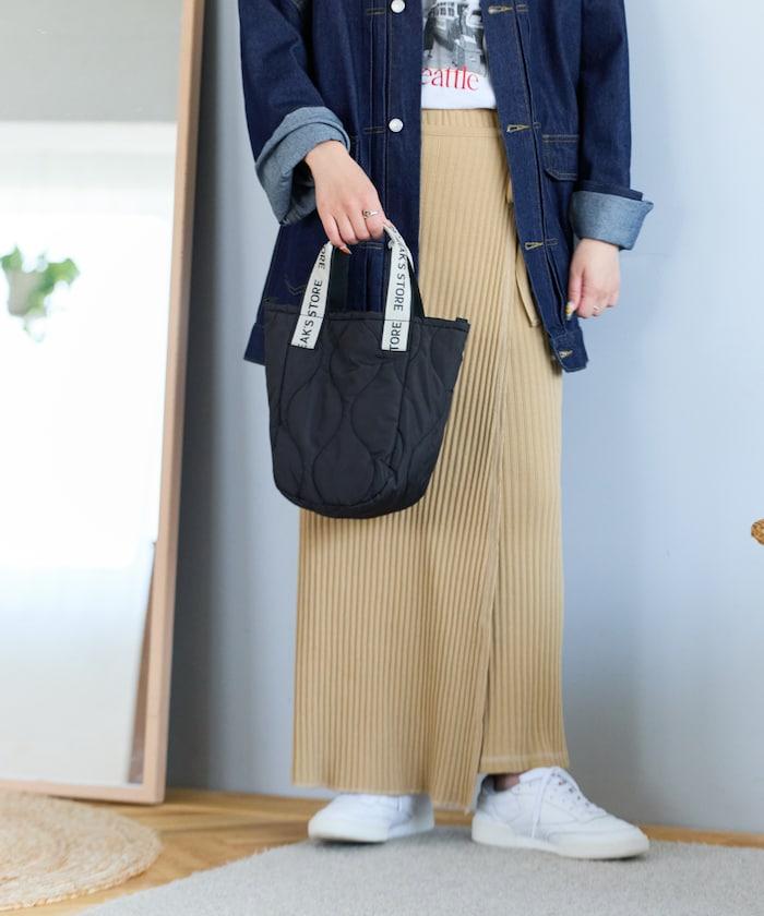 FREAK'S STORE 拼接絎縫兩用單肩包
