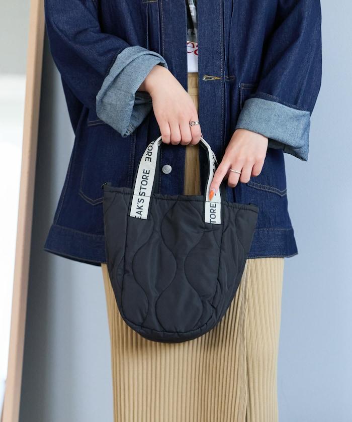 FREAK'S STORE 拼接絎縫兩用單肩包