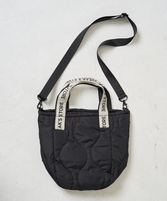 FREAK'S STORE 拼接絎縫兩用單肩包