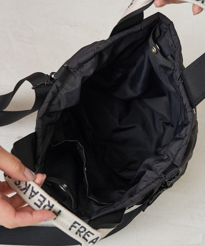 FREAK'S STORE 拼接絎縫兩用單肩包