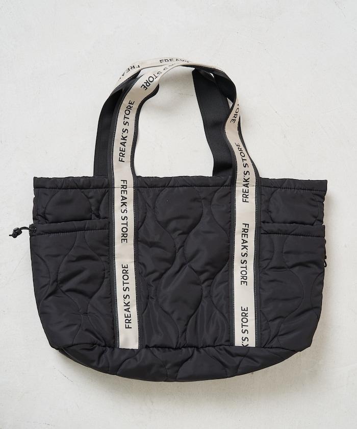 FREAK'S STORE 拼接絎縫抽繩媽咪包