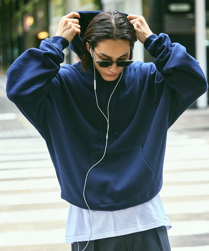 12盎司短款加厚套頭連帽衛衣/短款衛衣