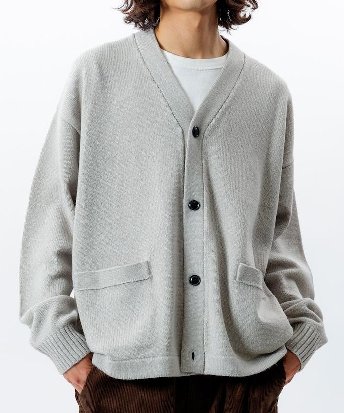 寬鬆版型 易打理 可水洗 V領開衫