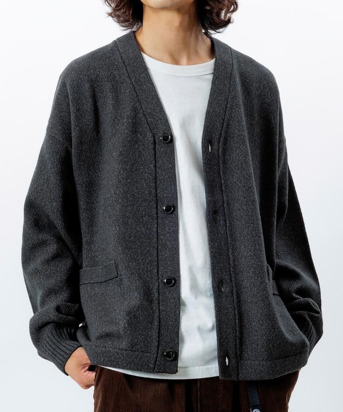 寬鬆版型 易打理 可水洗 V領開衫