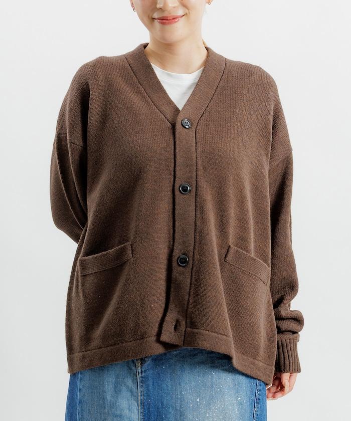 寬鬆版型 易打理 可水洗 V領開衫