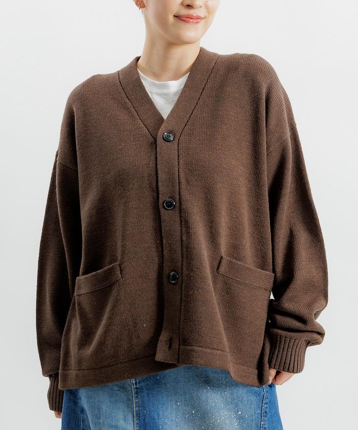 寬鬆版型 易打理 可水洗 V領開衫