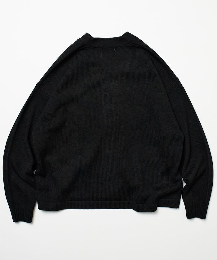 寬鬆版型 易打理 可水洗 V領開衫