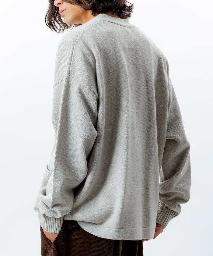 寬鬆版型 易打理 可水洗 V領開衫