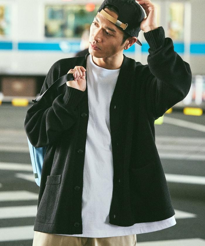 寬鬆版型 易打理 可水洗 V領開衫