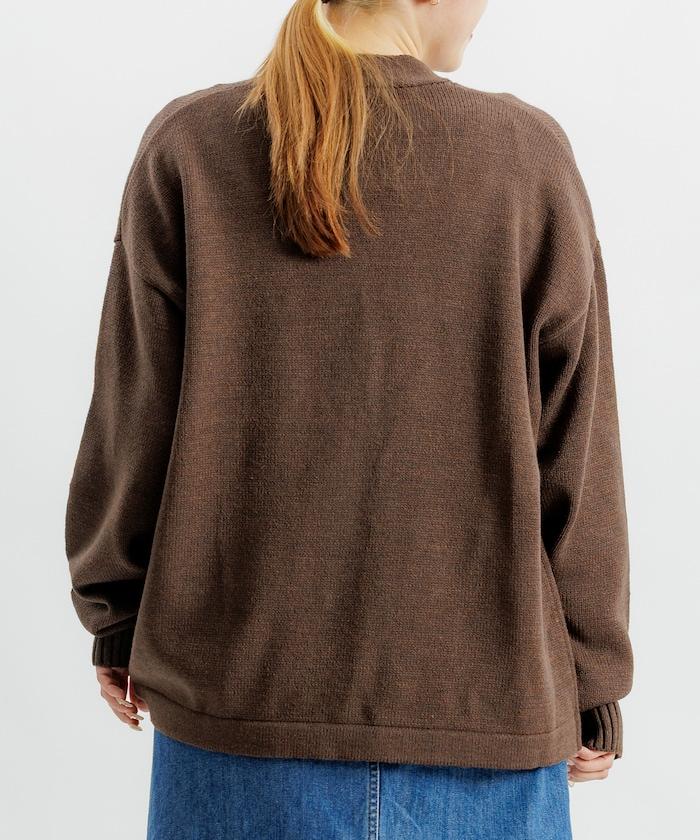 寬鬆版型 易打理 可水洗 V領開衫