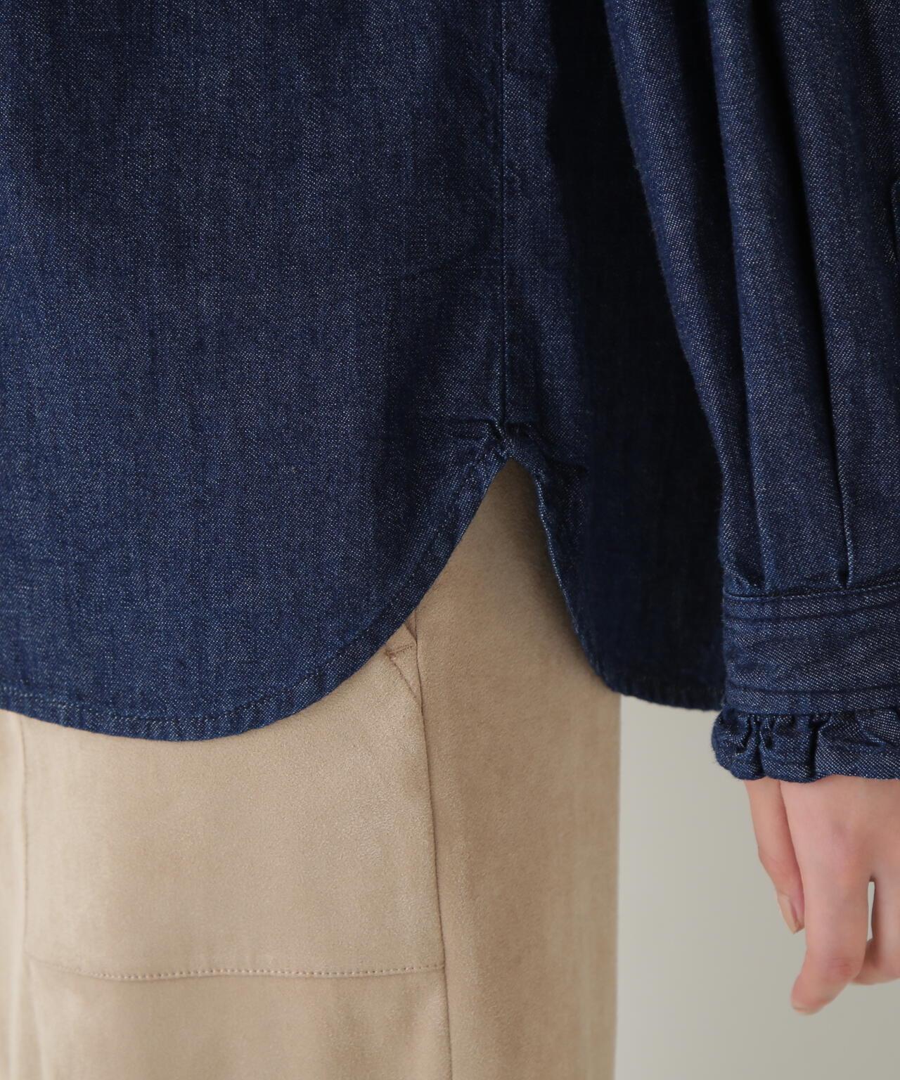 【Healthy Denim聯名】牛仔蝴蝶結領襯衫