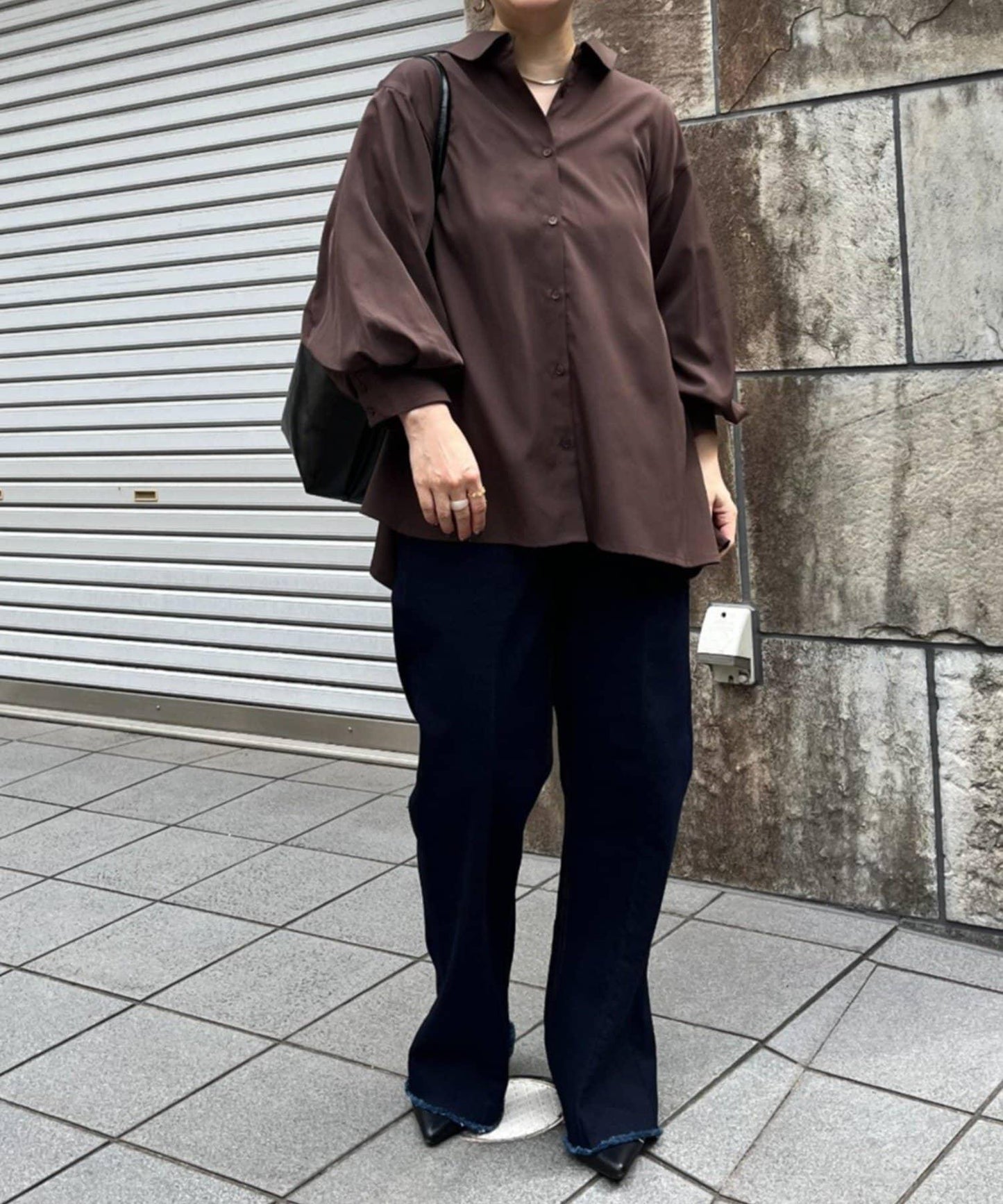 泡泡袖襯衫