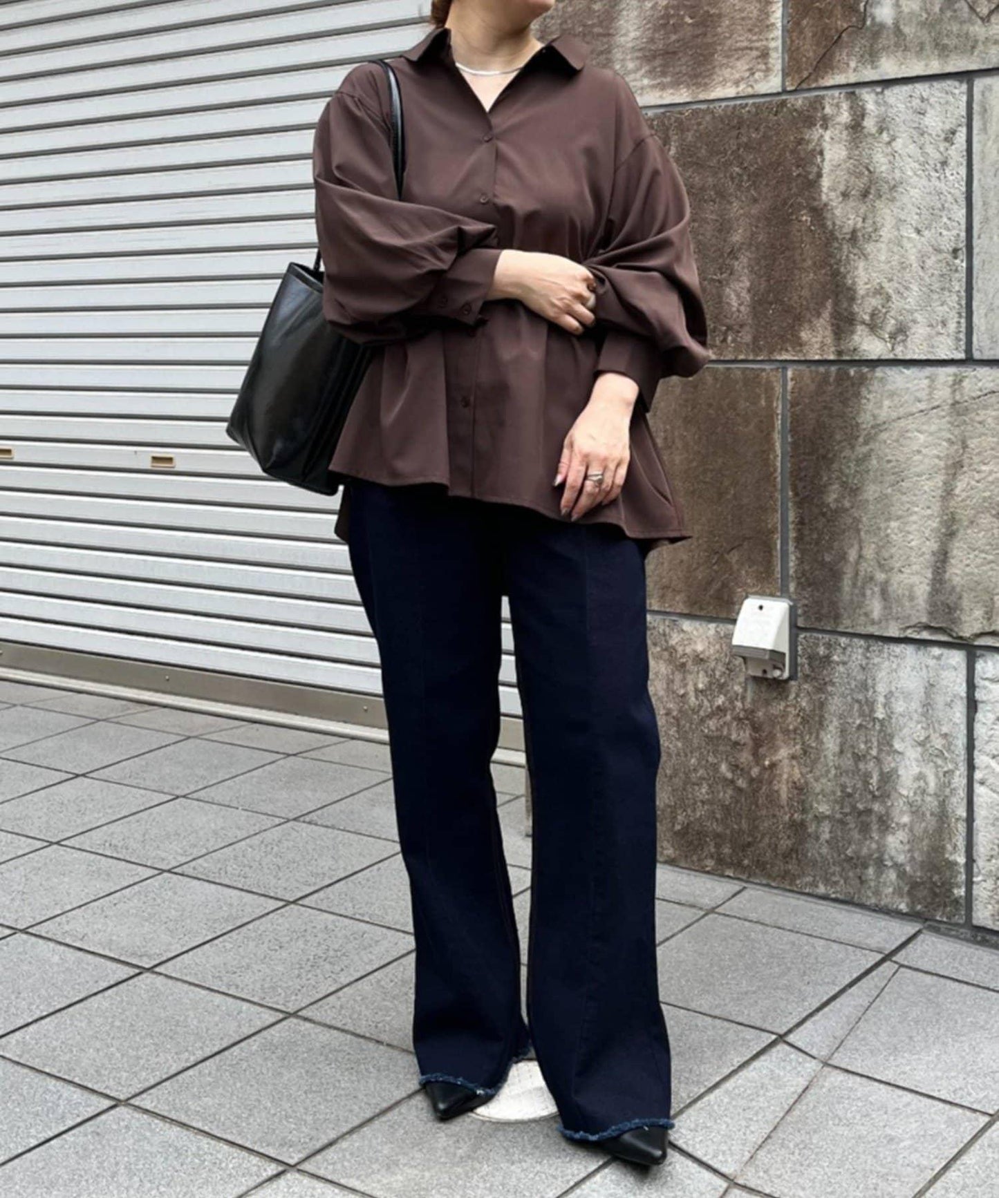 泡泡袖襯衫
