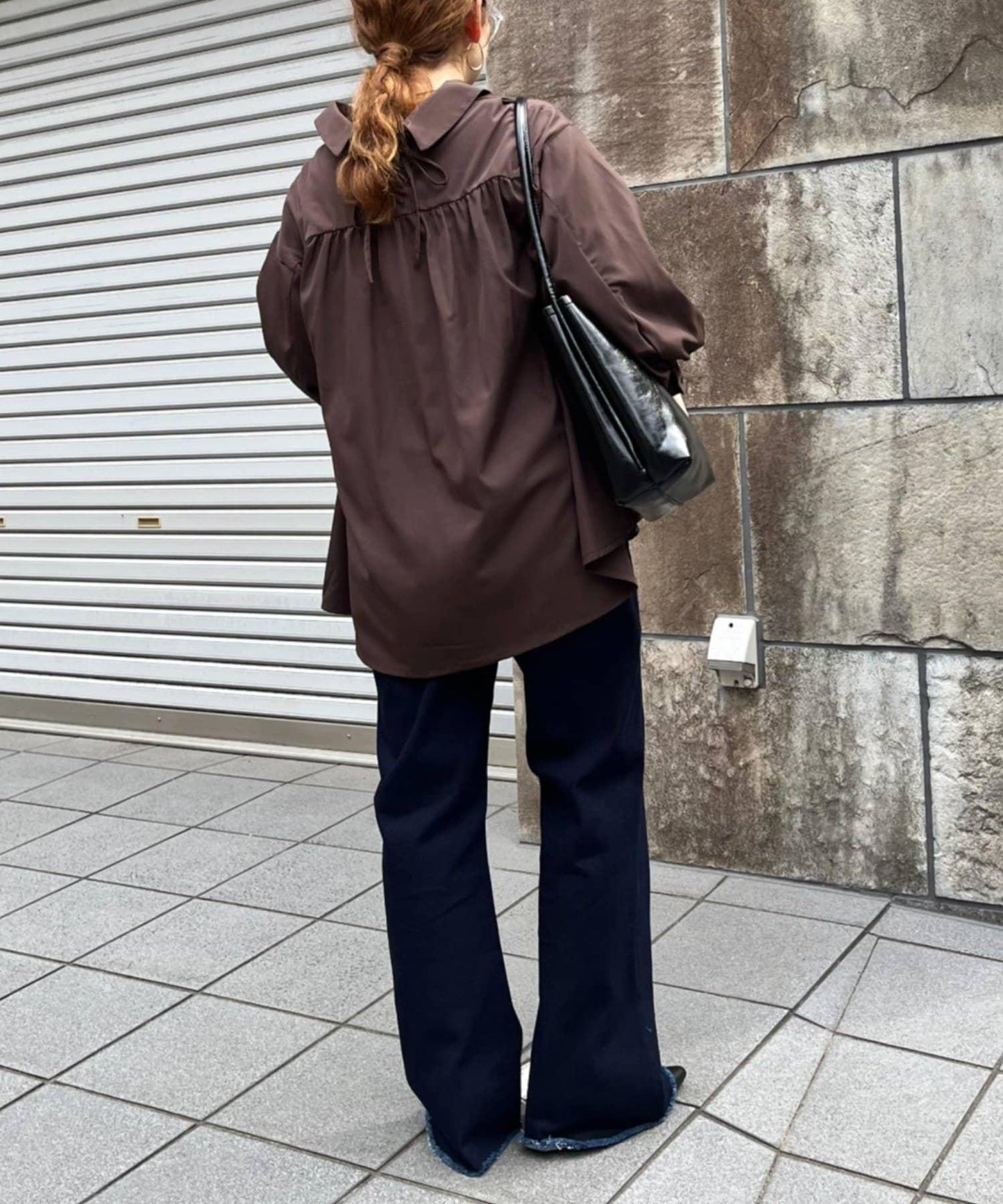 泡泡袖襯衫