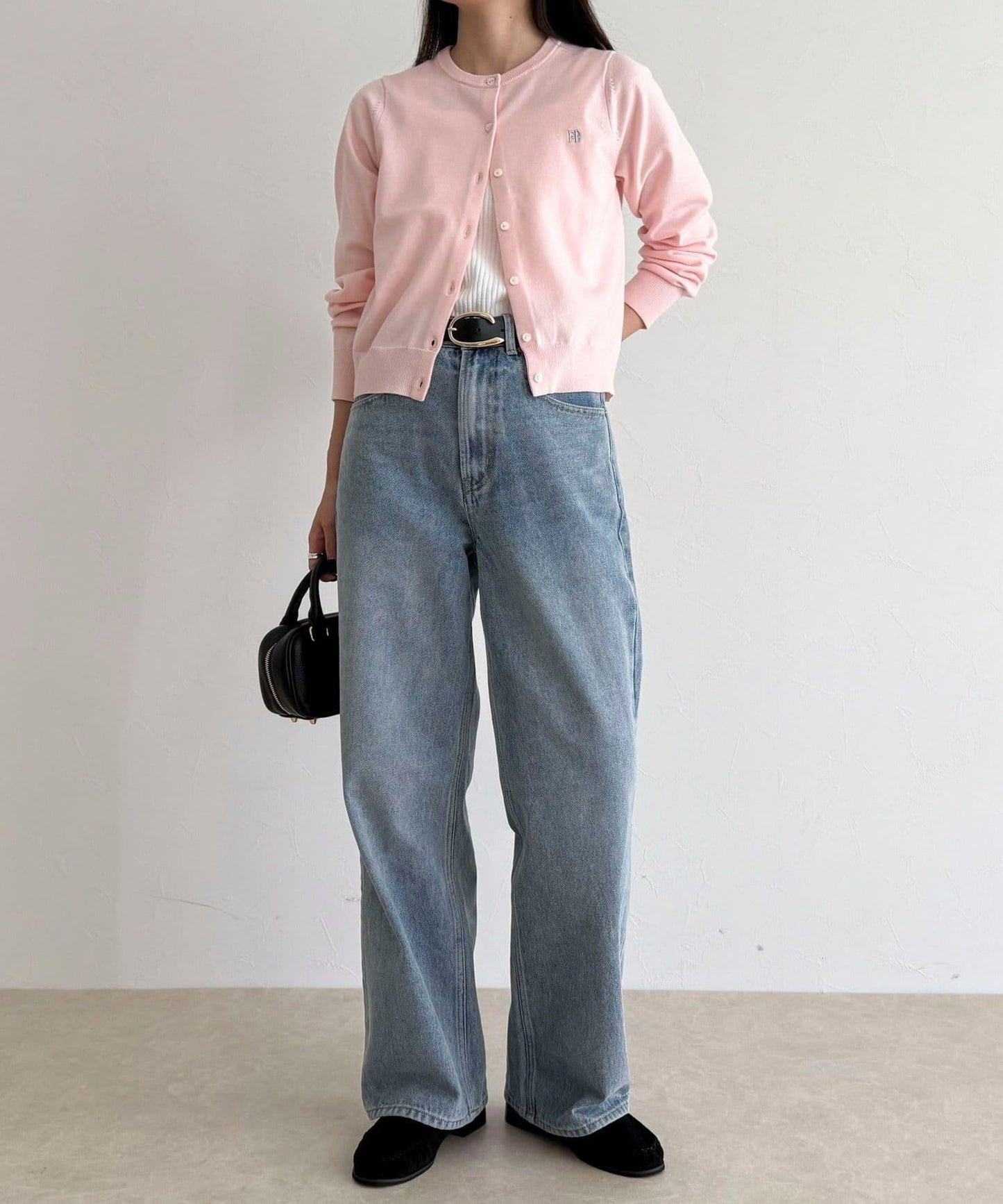 FR刺繡基礎款開衫