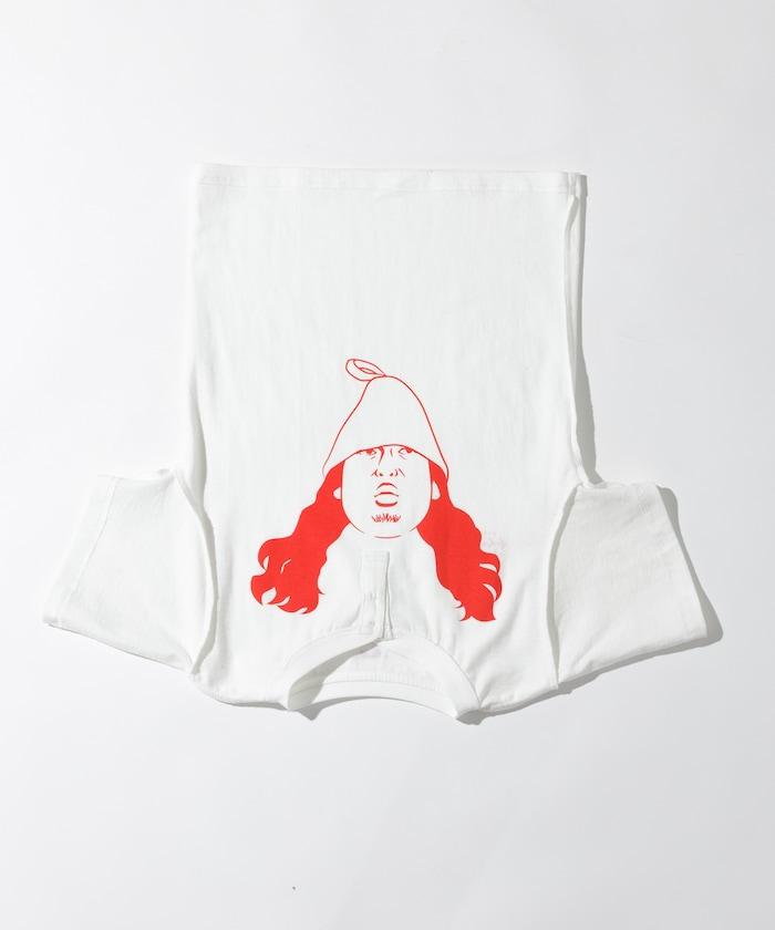 【KIDS】特別款 KANNAIGI × サウナ田ヒロユキ 印花套裝 館內服