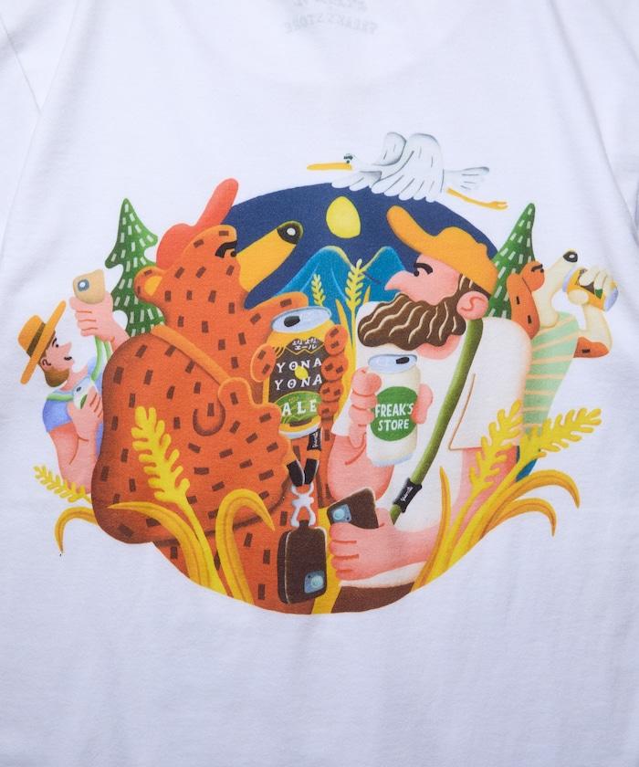YONAYONA ALE×FREAK'S STORE 短袖T恤