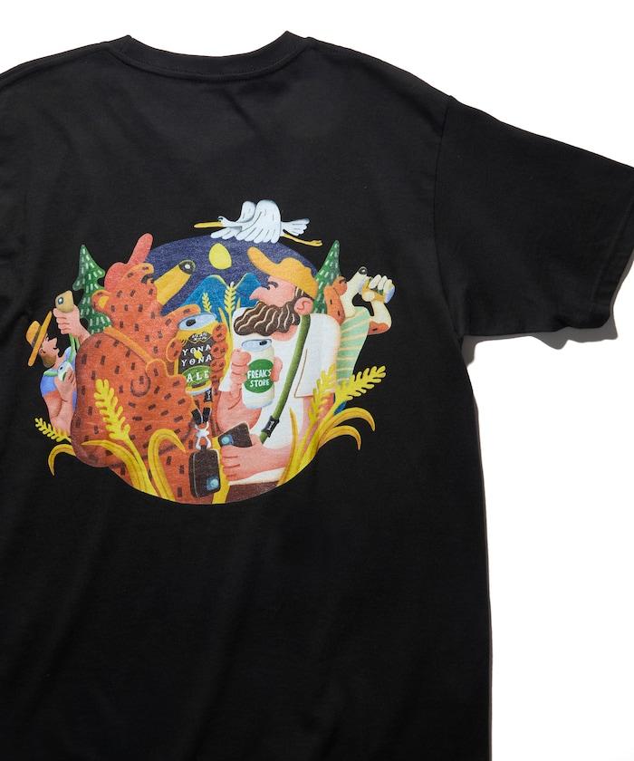 YONAYONA ALE×FREAK'S STORE 短袖T恤