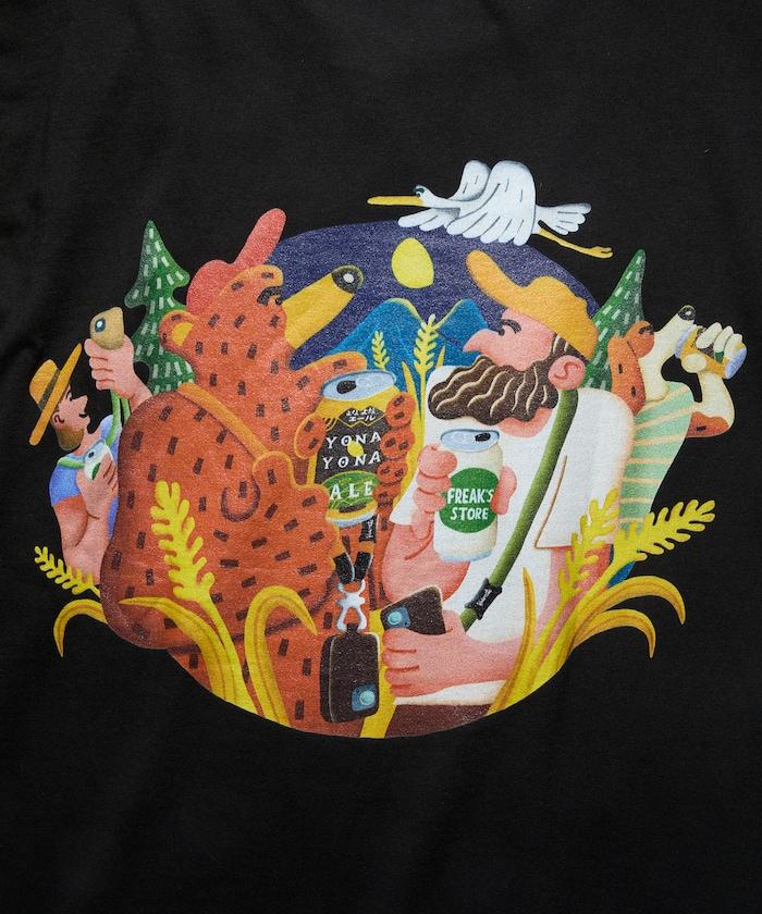 YONAYONA ALE×FREAK'S STORE 短袖T恤
