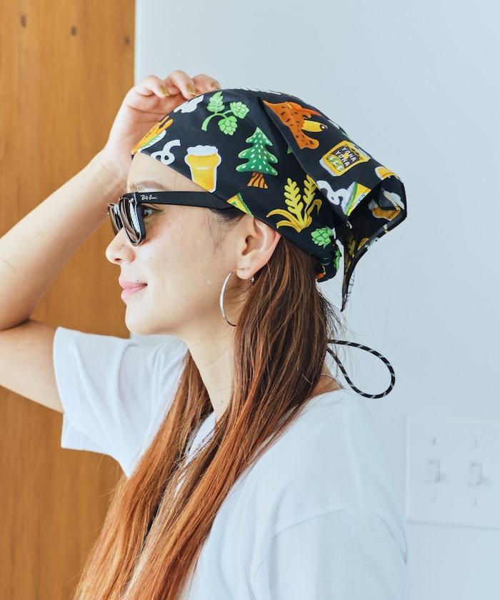 YONAYONA ALE×FREAK'S STORE 全印花頭巾