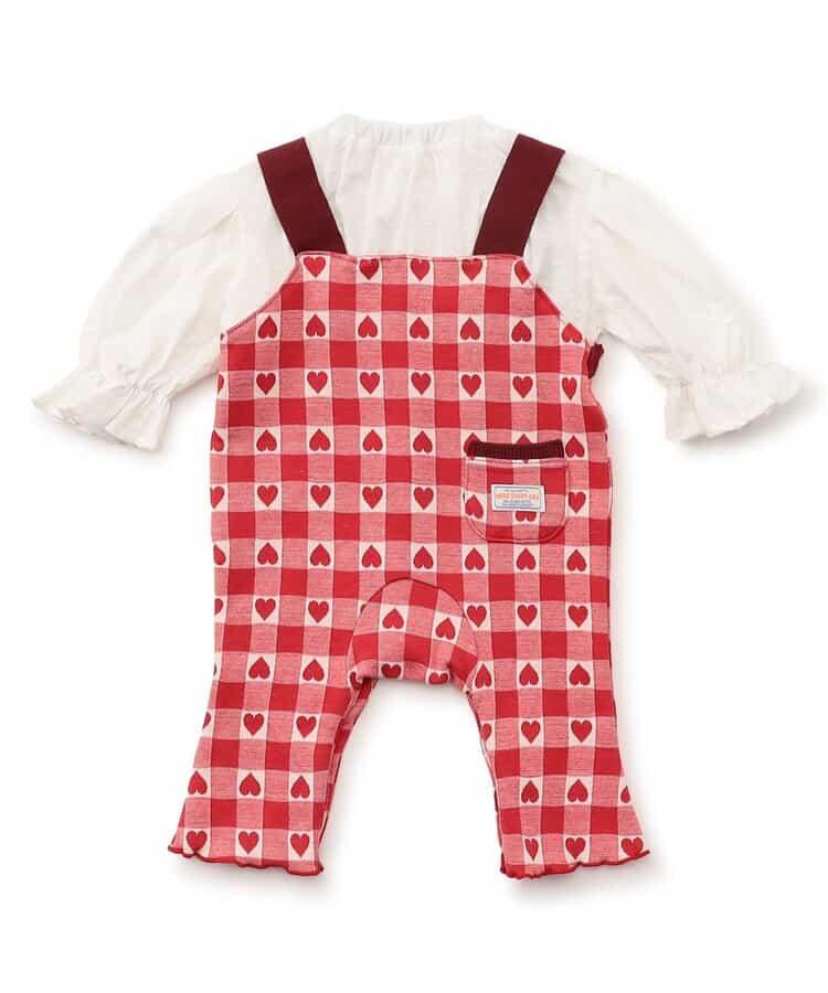 提花假兩件連體衣