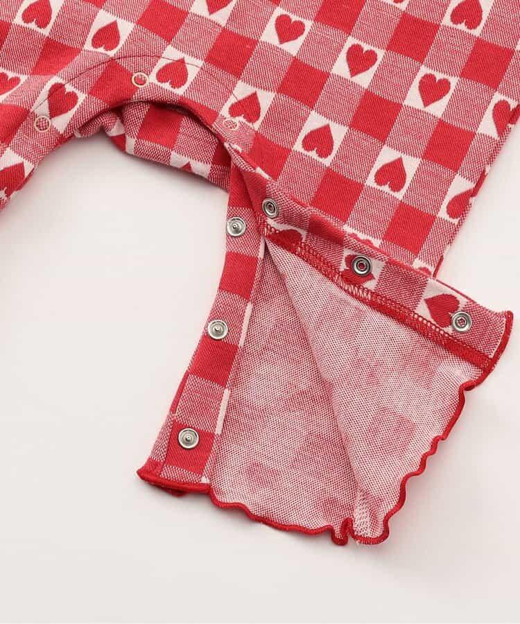 提花假兩件連體衣