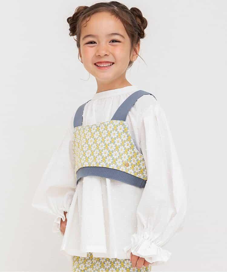 【リンク】提花吊帶背心兩件套長袖T恤