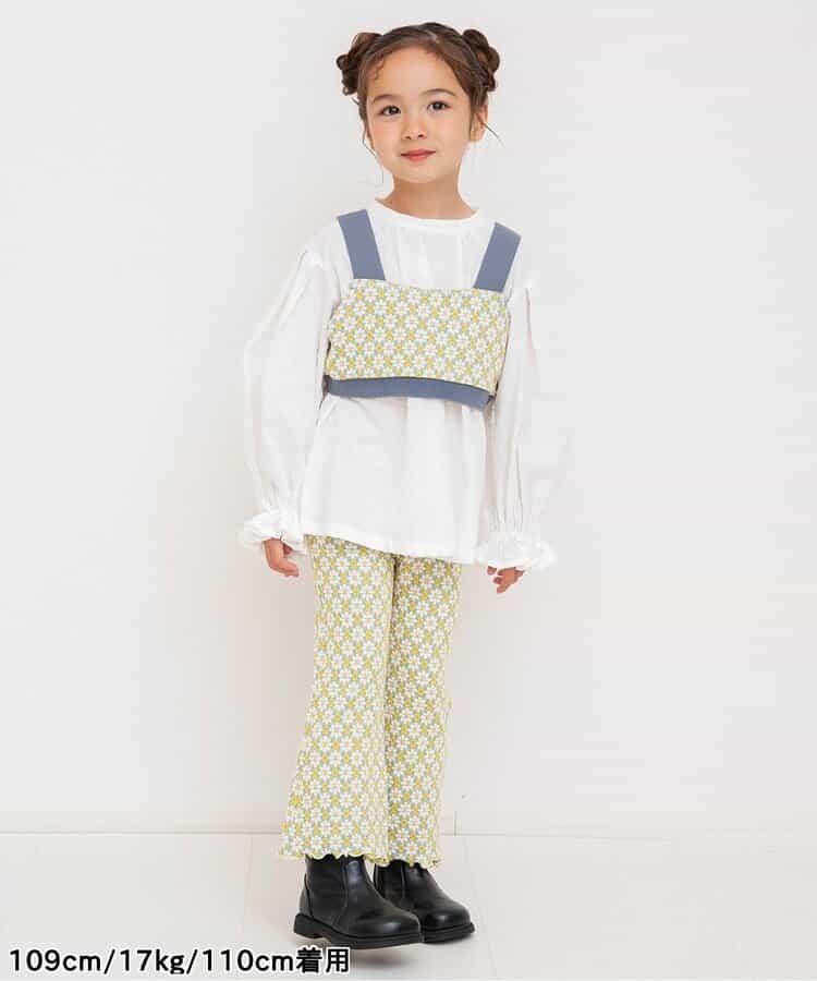 【リンク】提花吊帶背心兩件套長袖T恤