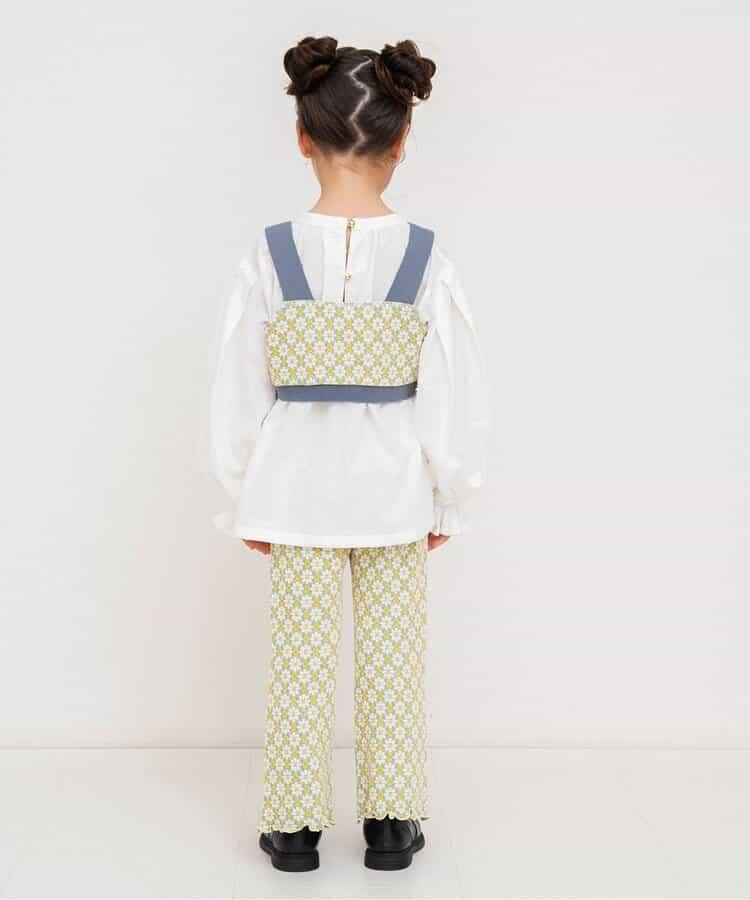 【リンク】提花吊帶背心兩件套長袖T恤