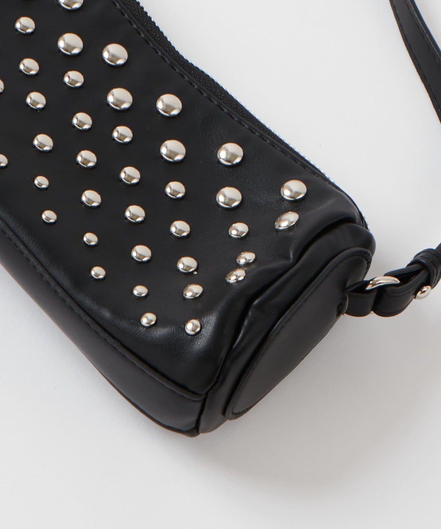 鉚釘寬版迷你單肩包