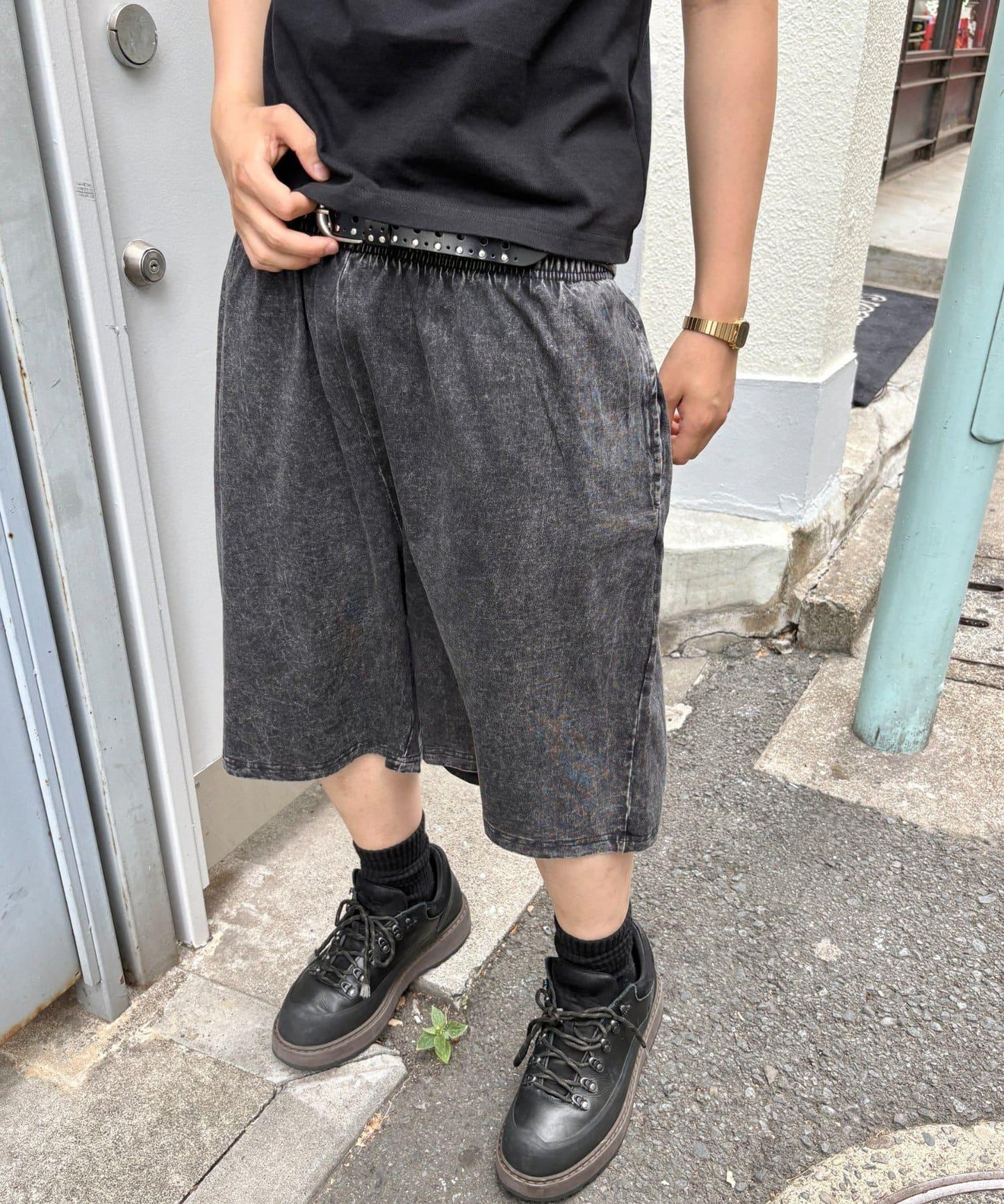 【WHO'S WHO gallery】KOOKYN化學水洗五分褲