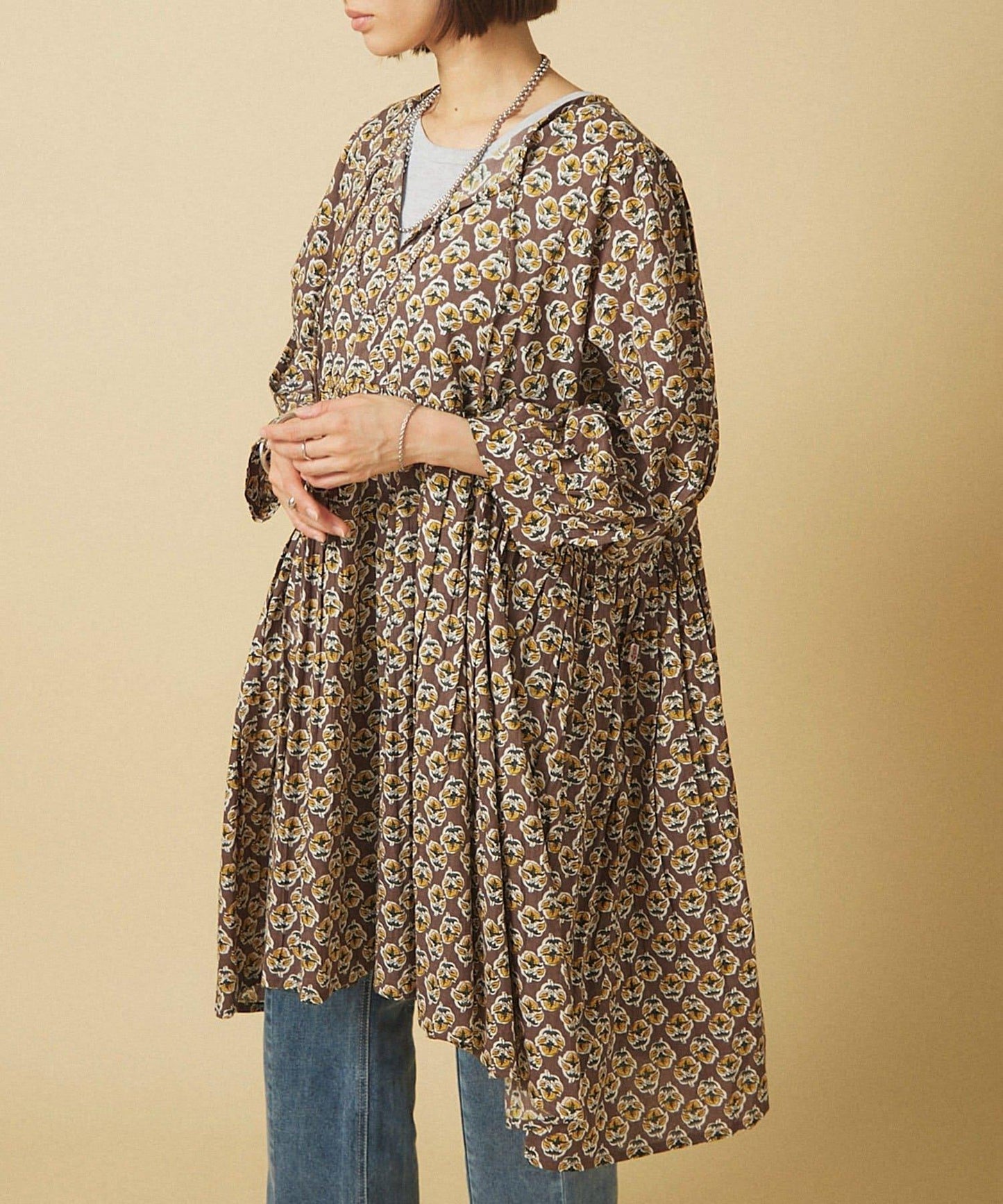 【nane】【India Series】民族風圖案長款上衣