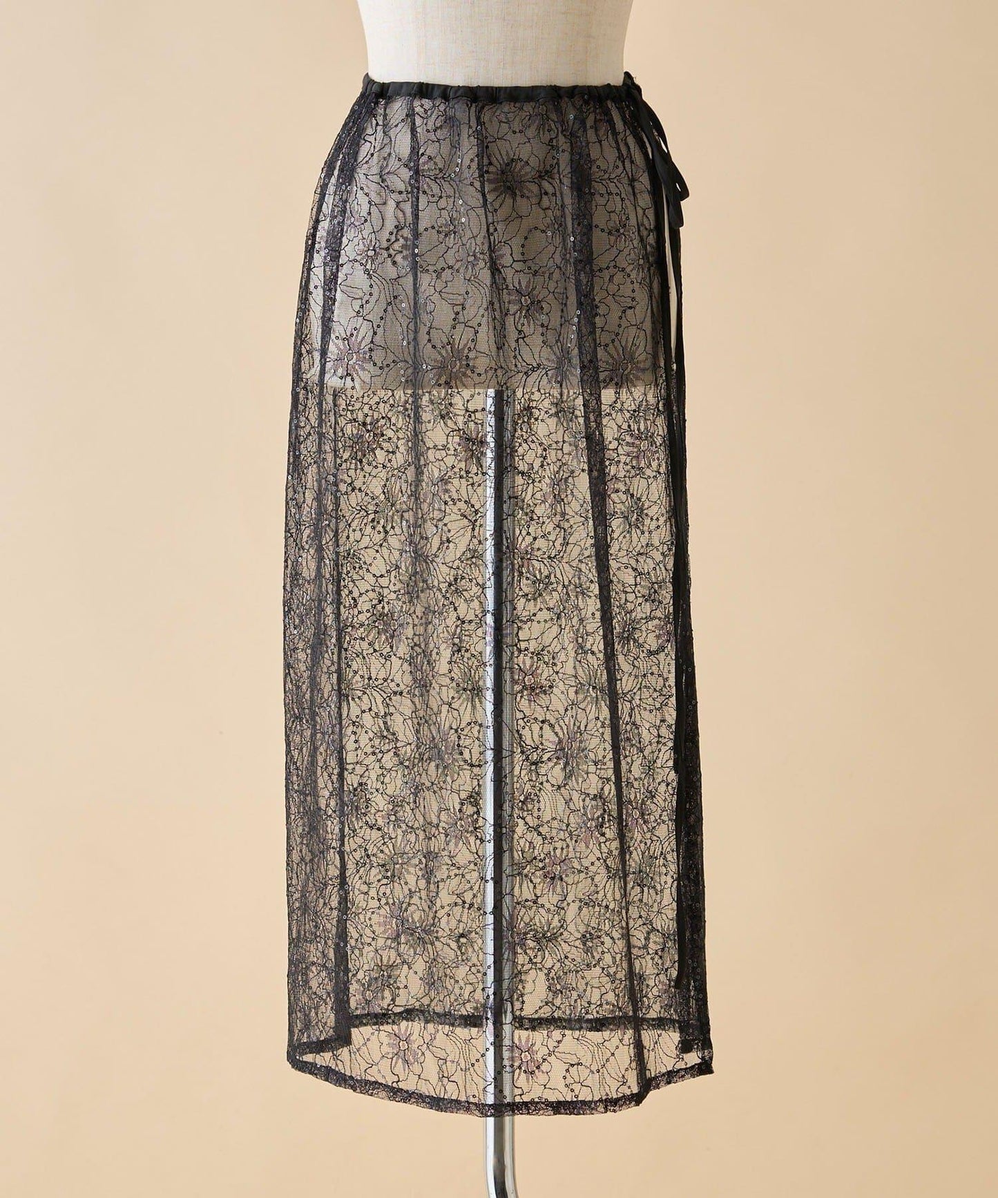 蕾絲裹身半身裙