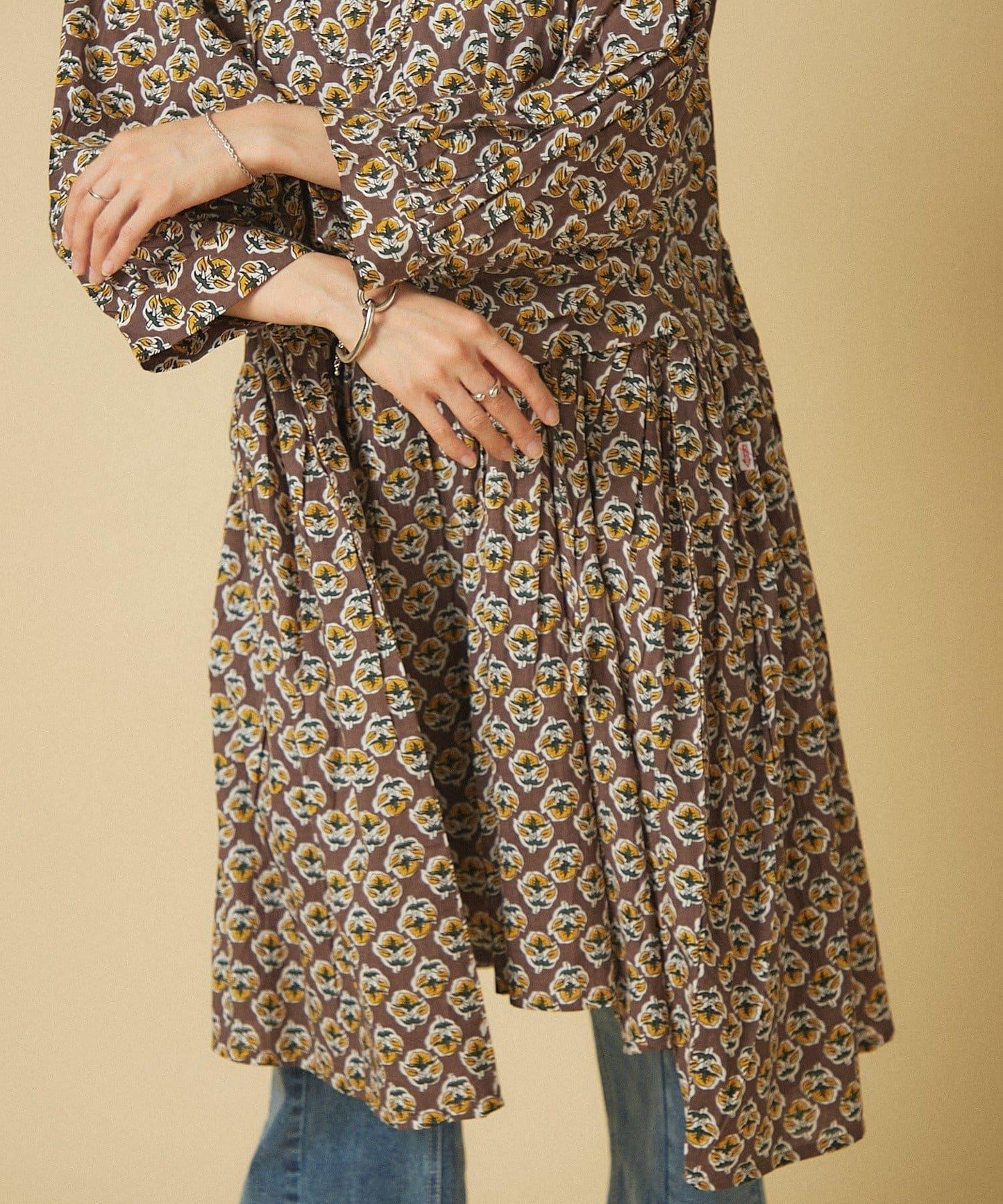 【nane】【India Series】民族風圖案長款上衣