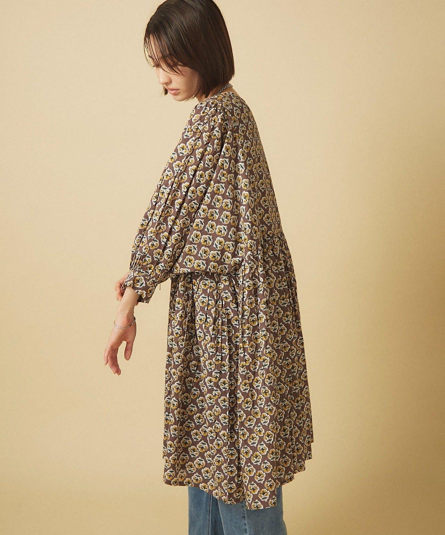 【nane】【India Series】民族風圖案長款上衣