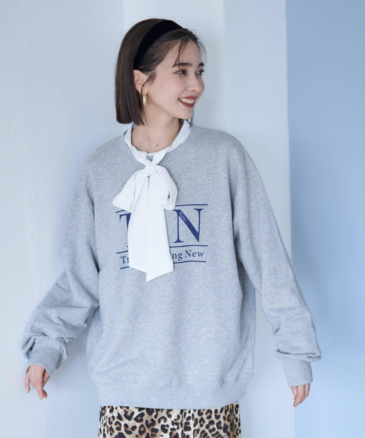 【nane】復古做舊衛衣套頭衫