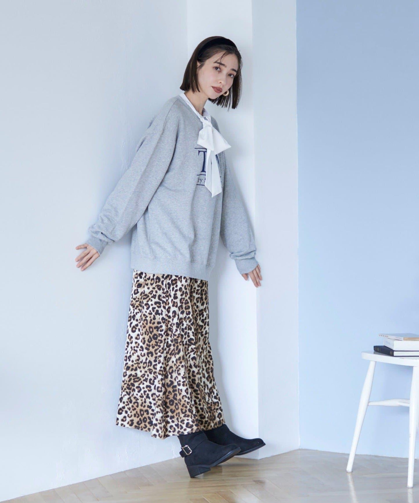 【nane】復古做舊衛衣套頭衫