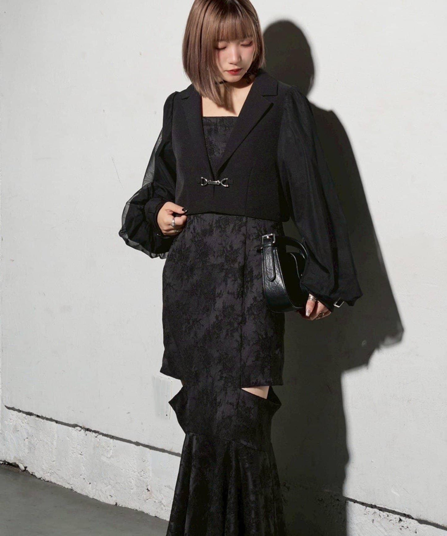 【Mavie..7】【有多種尺碼】美人魚吊帶連衣裙