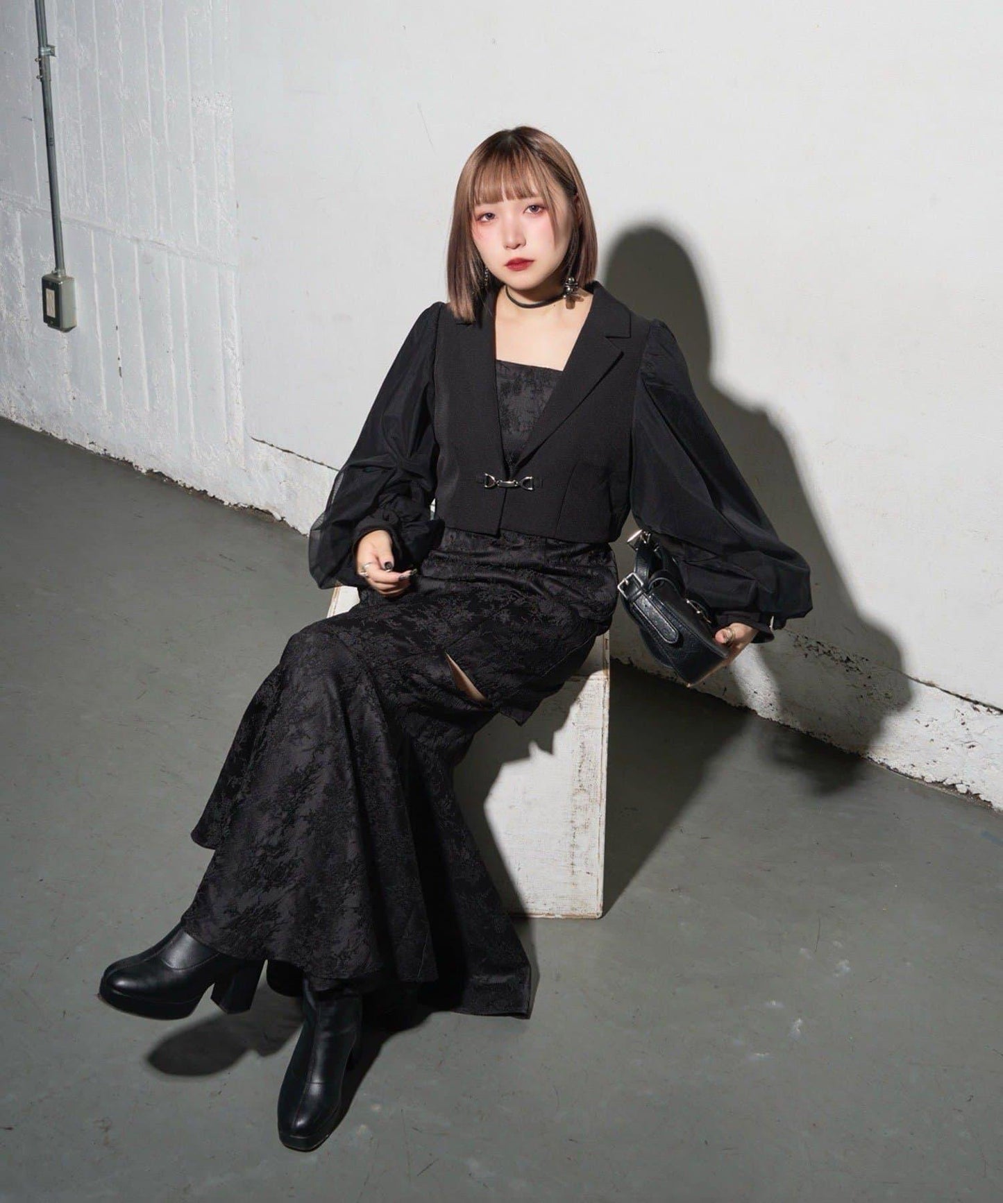 【Mavie..7】【有多種尺碼】美人魚吊帶連衣裙