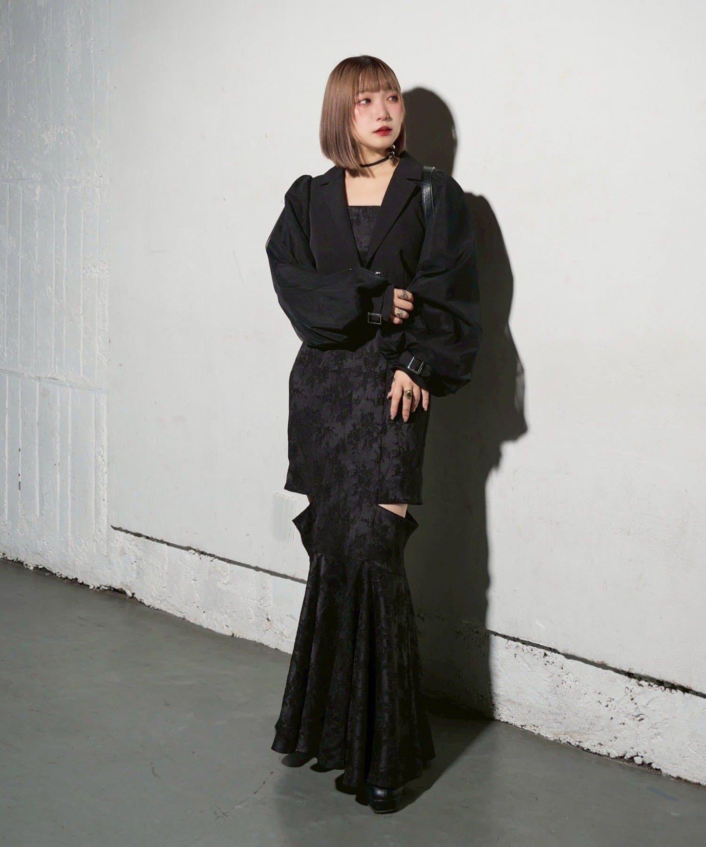 【Mavie..7】【有多種尺碼】美人魚吊帶連衣裙