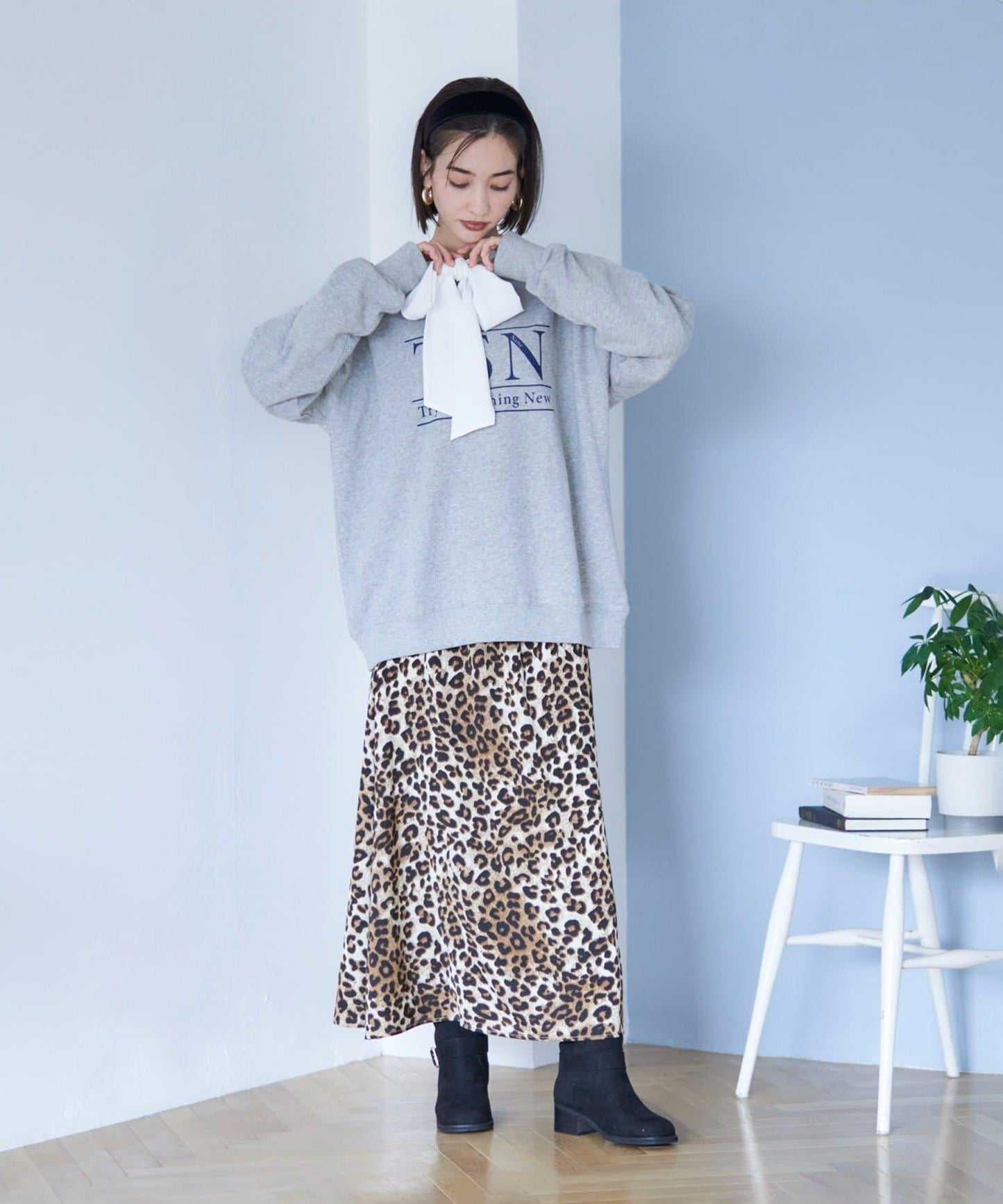 【nane】復古做舊衛衣套頭衫