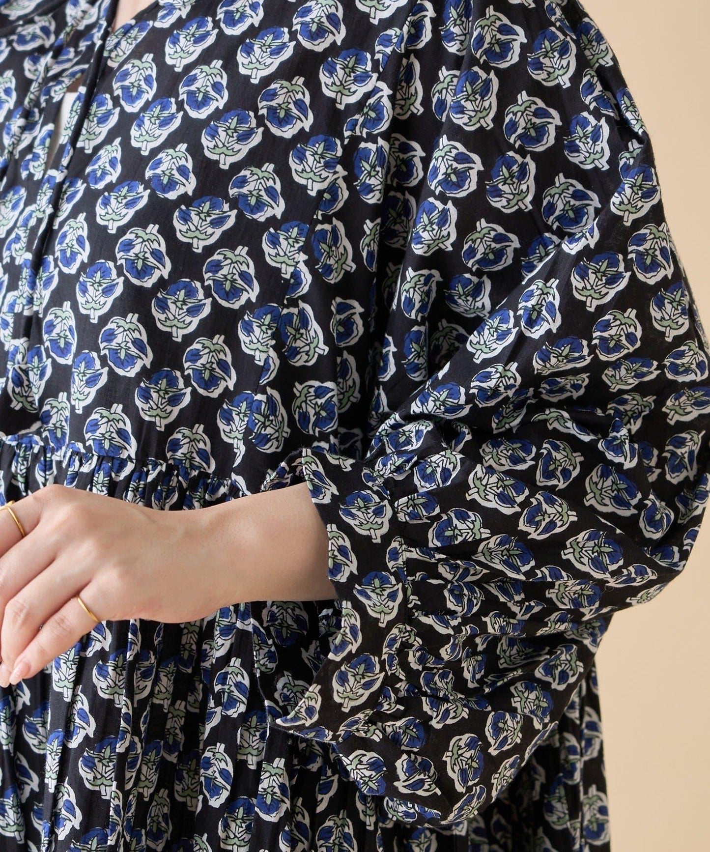 【nane】【India Series】民族風圖案長款上衣