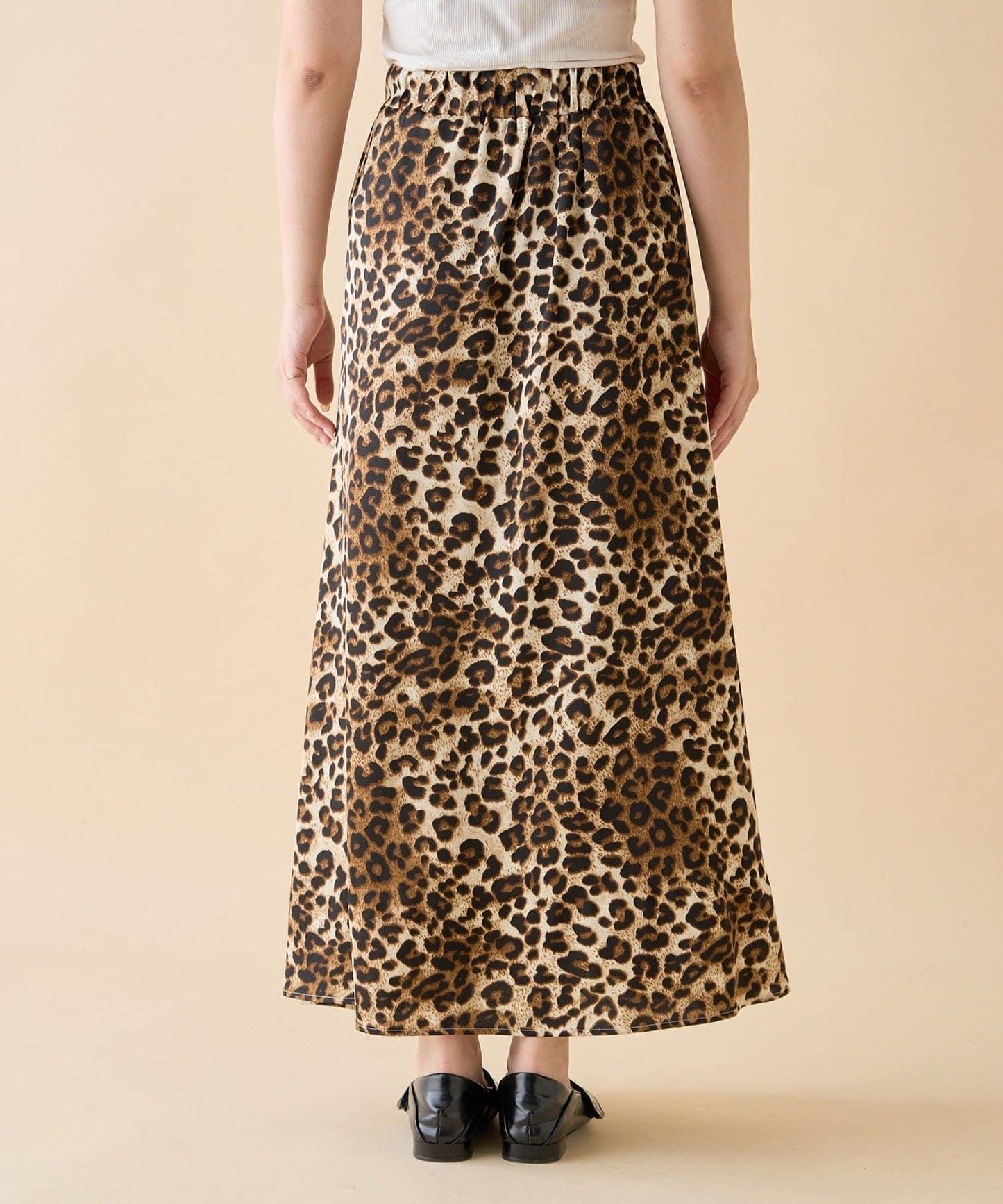 【nane】拼色半喇叭裙