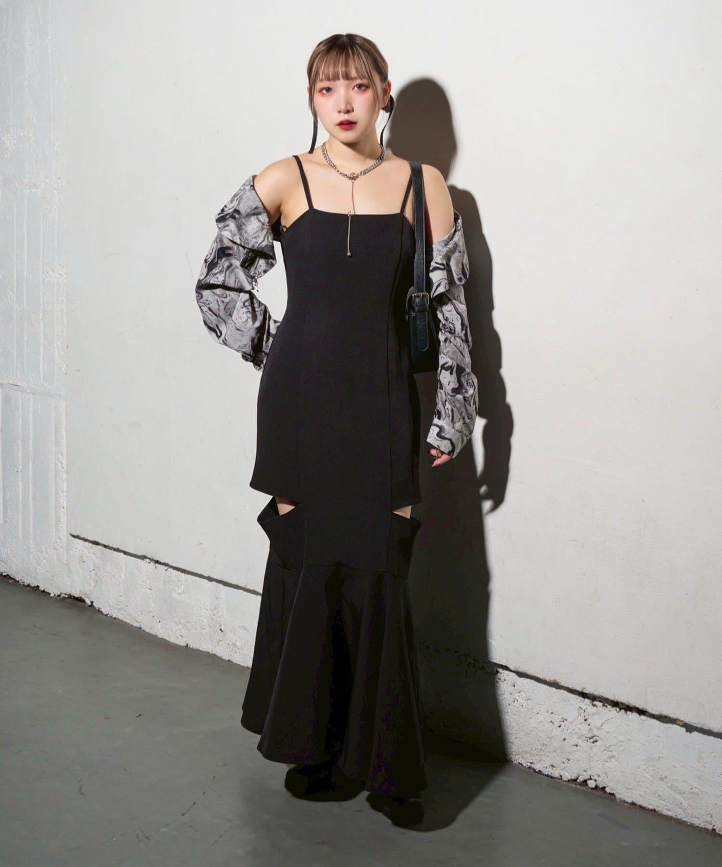 【Mavie..7】【有多種尺碼】美人魚吊帶連衣裙